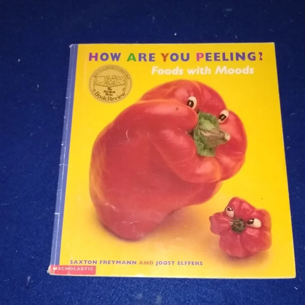 One Lonely Sea Horse + How are you Peeling? by Saxton Freymann Vintage
